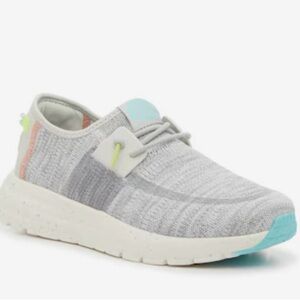 Hey Dude Sirocco Slip-On Sneaker - Women's size 10 white/grey